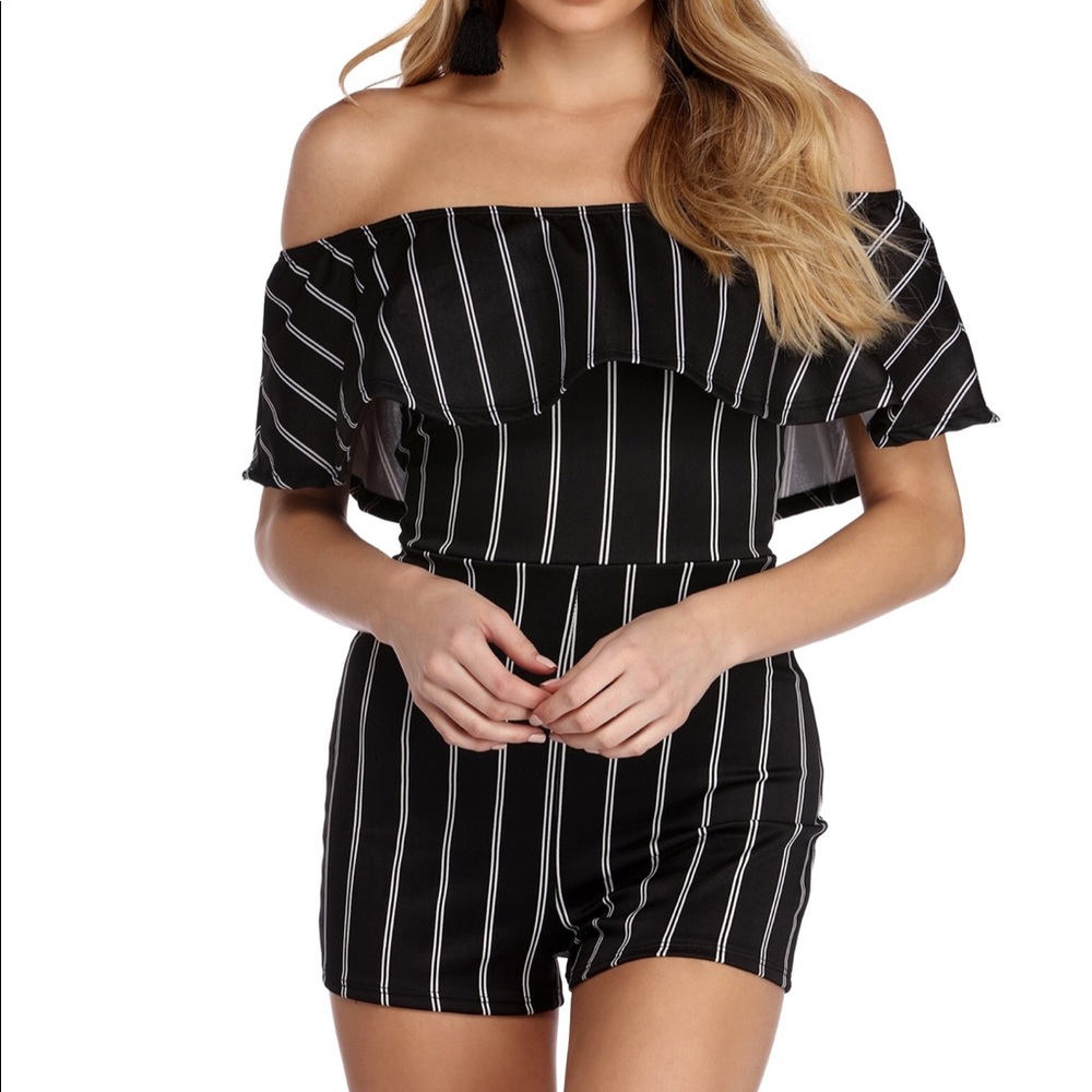 Windsor Striped Romper